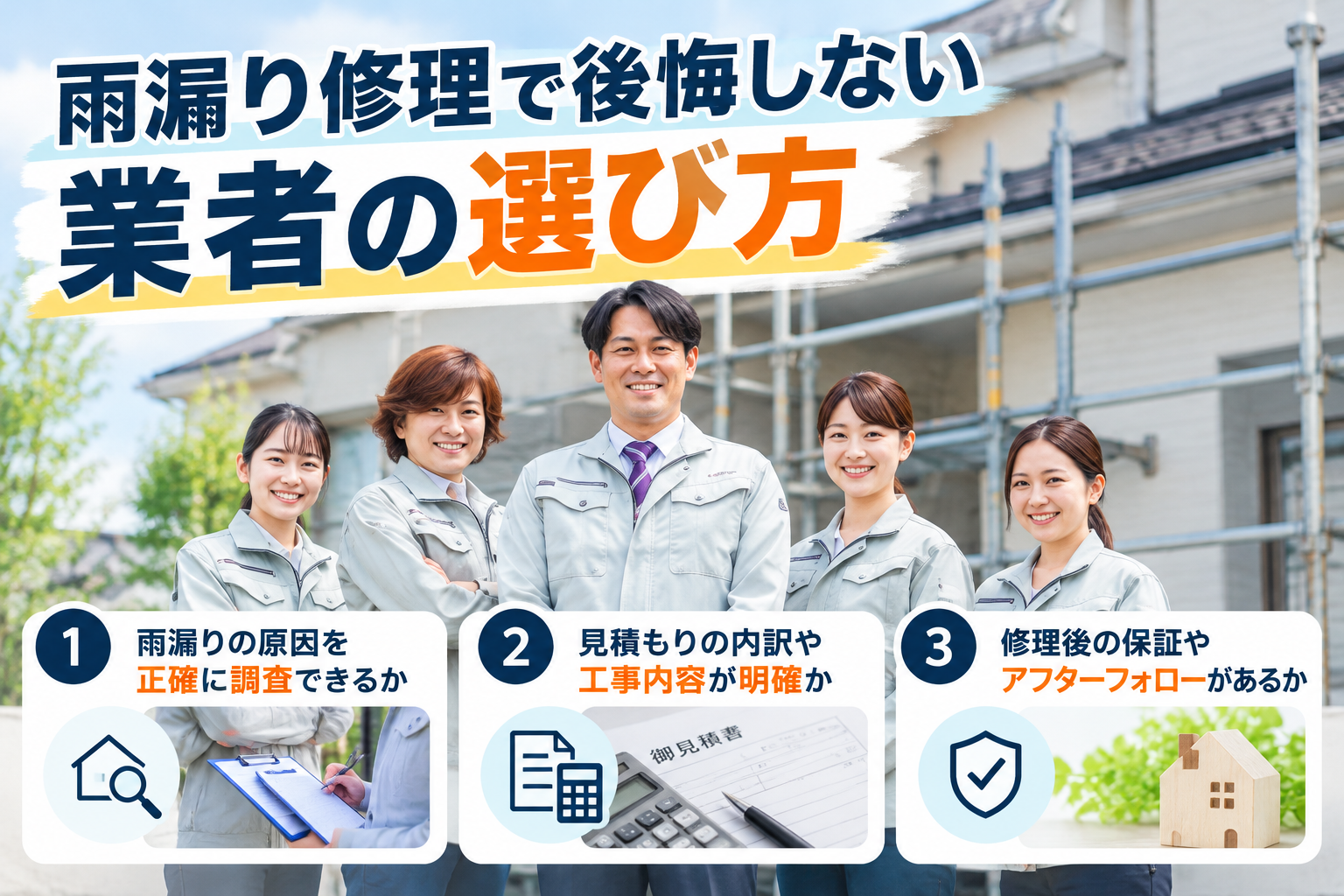 雨漏り　修理費用